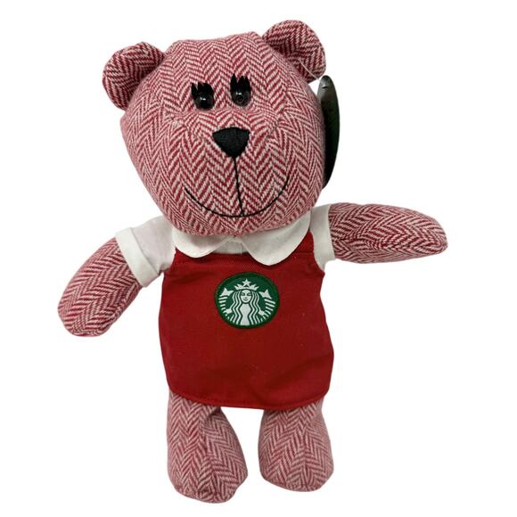 Starbucks Holiday Winter Bearista Bear Red Apron Limited Edition 2016 - Picture 1 of 6